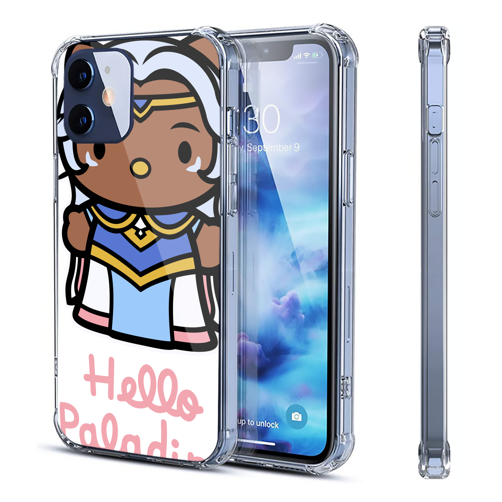 （画像用） Hello Kitty ハローキティ 【iPhone 12シリーズ対応】透明スマホケース（クリアソフトケース）